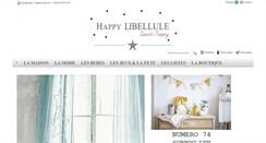 Desktop Screenshot of happylibellule.com