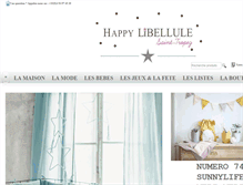 Tablet Screenshot of happylibellule.com